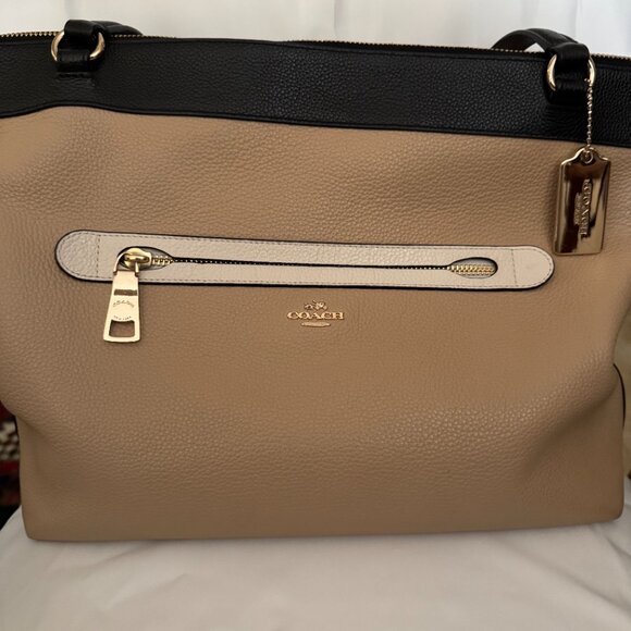 Coach Tyler Colorblock Multifunction Tote Bag with Detachable Crossbody Strap - Picture 14 of 14